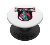 Ultimate Herculean Warrior 80th Birthday Octogenarian PopSockets Adhesive PopGrip