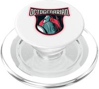 Ultimate Herculean Warrior 80th Birthday Octogenarian PopSockets PopGrip for MagSafe