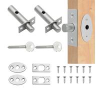 Ultimate Home and Workplace Security Solution - 2Pairs Dead Bolts, Anti-Theft Door Locks With Silver Deadbolt for Internal Doors