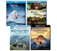 Ultimate IMAX Blu-ray 3D Nature & Science 4-Pack Collection: Winged Planet / National Parks Adventure / To the Arctic / Born to be Wild [Blu-ray 3D + Blu-ray Comco]