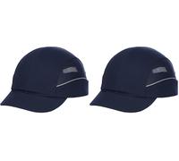 Ultimate Industrial HPBC_PREM-NAVY Deluxe Vented Bump Cap, Navy (Pack of 2)