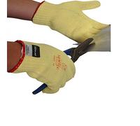 Ultimate Industrial KKH7 - SMALL KKH7 Standard Heavy Weight Kevlar Gloves, Single Pair, Size 7/Small, Yellow