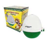 Ultimate Irish As Seen On TV Ronnie Neville Egg Pod- Microwave Egg Cooker - Perfectly Cooked & Peeled Eggs - Capacity For 4 Eggs - Boiled Egg Maker - Cooking Accessories - Microwave Egg Boiler Cooker