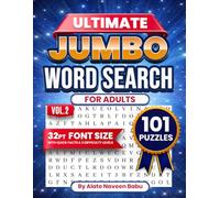 Ultimate Jumbo Word Search for Adults - Volume 2: 101 Large Print Word Search Puzzles for Adults , Seniors & Puzzle lovers | Big 32-font Easy-to-Read ... Brain Games - Large Print Word Search Series)