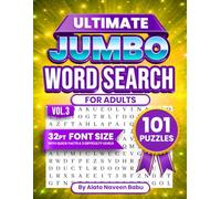 Ultimate Jumbo Word Search for Adults - Volume 3: 101 Large Print Two-Sided Puzzles | Easy, Medium & Hard levels | Big Letters | Easy-to-Read Brain ... Brain Games - Large Print Word Search Series)