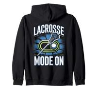 Ultimate Lacrosse Mode On Player Game Day Zip Hoodie