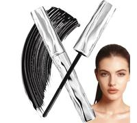 Ultimate Length & Curl Mascara Set, 4D Silk Fiber Volumizing & Lengthening Formula for Lifted, Clump-Free Lashes, Long-Lasting Wear, Gentle on Sensitive Eyes