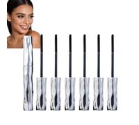 Ultimate Length & Curl Mascara, Volumizing Lengthening Lashes, Waterproofs Smudges Proofs, Clump Free, Long Lasting, 4D Silks Fiber, Gentle For Sensitive Eyes, Suitable Women Daily Eye Makeup (PCS6)