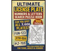 Ultimate License Plate Numbers & Letters Search Puzzle Book For Teens: Large Print Easy To Read Brain Games | 3600 Featuring Real Plate Formats from ... Plate Hunt: Word & Number Search Series)