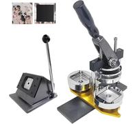 Ultimate Magnet Maker Machine Pro, Fridge Magnet Press, Custom Button & Badge Kit, 100pcs Accessories, 50x50MM Templates for Professional Results