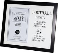 Ultimate Man Gift Photo Frame 4" X 6" - Football