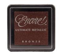 Ultimate Metallic Small Ink Pads Tsukineko Ink Pad, Metallic Bronze