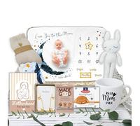 Ultimate New MOM Gifts, Care Package/Gift Basket, New Baby Gift, Expecting Pregnant Women, Mother to be Baby Shower, Pregnancy or After Birth, Surgery, Milestone Baby Blanket, Mother's Day Gift