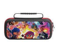 Ultimate Nintendo Switch Game Holder: Switch 2 Brawl StarsCarrying Case with 20 Card Slots & Large Accessory Compartment for Chargers, Headphones And Nintendo Bumper Case. Scratch-Resistan