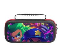 Ultimate Nintendo Switch Game Holder: Switch 2 Brawl StarsCarrying Case with 20 Card Slots & Large Accessory Compartment for Chargers, Headphones And Nintendo Bumper Case. Scratch-Resistan