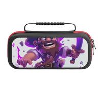 Ultimate Nintendo Switch Game Holder: Switch 2 Brawl StarsCarrying Case with 20 Card Slots & Large Accessory Compartment for Chargers, Headphones And Nintendo Bumper Case. Scratch-Resistan