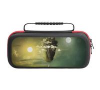 Ultimate Nintendo Switch Game Holder: Switch 2 Scene, City of The SkyCarrying Case with 20 Card Slots & Large Accessory Compartment for Chargers, Headphones And Nintendo Bumper Case. Scrat