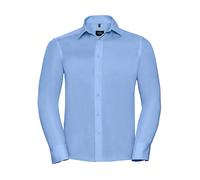 Ultimate Non-Iron Tailored Long Sleeve Shirt Russell Athletic Bleu 4XL