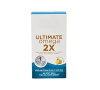 Ultimate Omega 3 Fish Oil 2X, 2150mg, Non-GMO, Gluten-Free, Lemon Flavour 60 softgels