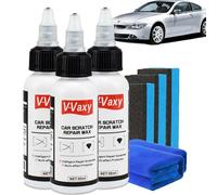Ultimate Paint Restorer, V-Vaxy Car Scratch Repair Wax, Vvaxy Liquid Glass Car Coating, Car Scratches Repairing & Polishing Wax Paint Restorer (3 Pcs)