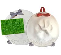 Ultimate Pawprint Keepsake Kit (Makes 2) - Paw Print Christmas Ornament w/ Bonus Personalization Tool & Display Stands! For Dogs, Cats & Pets. Non-toxic. Clay Air-Dries Soft, Light & Uncrackable.