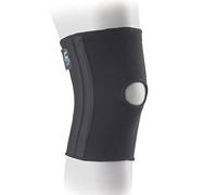 Ultimate Performance Men's Elastic Knee Stabilizer with Springs, Black, Regular