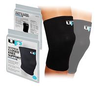 Ultimate Performance Neoprene Closed Knee Sports Pattela Compression Support Sleeve - Twin Pack, Medium 14-16"