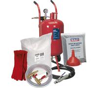 Ultimate Portable Shot And Soda Blasting Gun Kit With 37L Water Trap And 46Kg Hopper