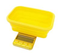 Ultimate Precision Digital Scale with 1000g Capacity, 0.1g Accuracy, Dual-Line Display, Collapsible Silicone Bowl, and Seven Weighing Modes