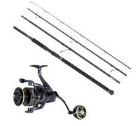 Ultimate Quest Travel Spin Heavy Travel Rod Set 2.40m (30-100g) - Predator Fishing Combo