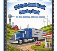 Ultimate Semi Truck Coloring Book: Big Rigs, Highway, and Road Scenes