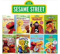 Ultimate Sesame Street DVD Collection # 2 - Elmo's Potty Time/ Big Bird's Wish/ Learning About Numbers & Letters/ Arts & Crafts/ Learning to Share & More