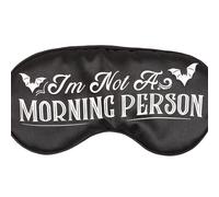 Ultimate Sleep Companion: Stylish Black Satin Sleep Mask for Daytime Napper's Choice
