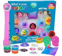 Ultimate Slime Kit - 10 Pack with Cloud Dough, Crunchy, Butter & Jelly Mini Slimes, Non-Sticky & Scented, Kawaii Mix-Ins & Blind-Bag Charm, Sensory Party Favors & ASMR Gifts for Girls & Boys Ages 5-12