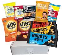 Ultimate Snack Box - Great for Film/Date Night or Sharing - Crisps, Nuts, Pork Scratchings - Mini Cheddars, Scampi & Bacon Fries and Many More Tasty Snacks! - Exclusive to Delivrowe