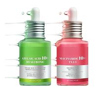 Ultimate Spot Duo, Niacinamide + TXA Serum & Azelaic Acid 10 Hyaluron Redness Soothing Serum Set, Dark Spot Correcting Serums, Korean Glass Skin Face Serum for Women, Facial Serum for Sensitive Skin