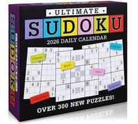 Ultimate Sudoku 2026 Boxed Daily Desk Calendar: Classic, Irregular, Multi, Odd/Even, Diagonal, Sum