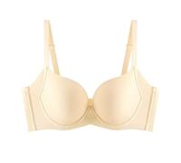 Ultimate Summer Comfort Bra for Women with Full Coverage and Breathable Support (Beige, XL)