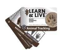 Ultimate Survival Technologies UST-20-80-1055 Learn & Live Pocket Guide of Animal Tracking with 7 Informative Cards for Tracking Wild Animals