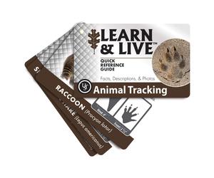 Ultimate Survival Technologies UST-20-80-1055 Learn & Live Pocket Guide of Animal Tracking with 7 Informative Cards for Tracking Wild Animals