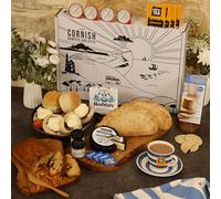 Ultimate Sweet & Savoury Deluxe Hamper Pasty & Cream Tea 4 Person Hamper - Cake, Fresh Scones, Cheese, Crackers Pasties, Tea, Jam, Cornish Biscuts & Roddas Clotted Cream, Elegant Packaging Gift.
