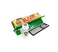 Ultimate Tabler Cradle Interlocking Plank X RAW G Tips Metal Scoop Card Bundle Gift Set - Green