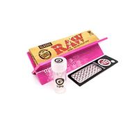 Ultimate Tabler Cradle Interlocking Plank X RAW G Tips Metal Scoop Card Bundle Gift Set - Pink