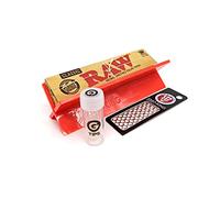 Ultimate Tabler Cradle Interlocking Plank X RAW G Tips Metal Scoop Card Bundle Gift Set - RED