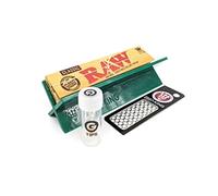 Ultimate Tabler Cradle Interlocking Plank X RAW G Tips Metal Scoop Card Bundle Gift Set - Turquoise