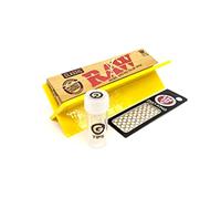 Ultimate Tabler Cradle Interlocking Plank X RAW G Tips Metal Scoop Card Bundle Gift Set - Yellow