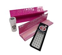 Ultimate Tabler Cradle X Pink Papers Gift Set - Interlocking Rolling Paper Aid, G Tip and Grinder Card