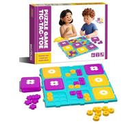 Ultimate Tic Tac Toe Board Game - Strategic Family Game for Adults & Kids - Portable Travel Puzzle, for Game Night