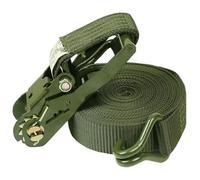 Ultimate Tie Down Straps, Green Ratchet Straps With Double J Hook, Width 1.6-2in, Length 3.0-15.0m(W 5cm/2in,10.0m/32.8Ft)