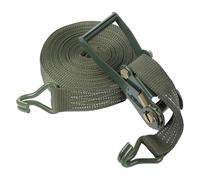 Ultimate Tie Down Straps, Green Ratchet Tie Down Strap With Double J Hook, 3.3-82ft(7m/23.0ft)